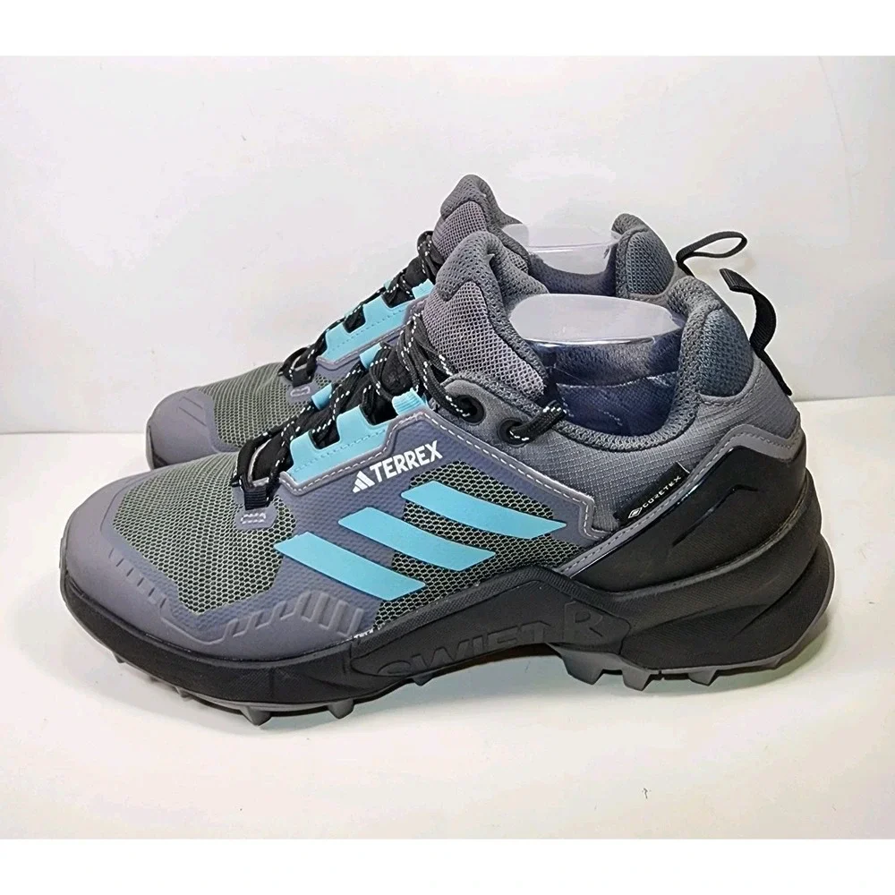Womens Adidas Terrex Swift R3 Gore-Tex Shoes Womens 8.5 Gray Hiking Sneakers